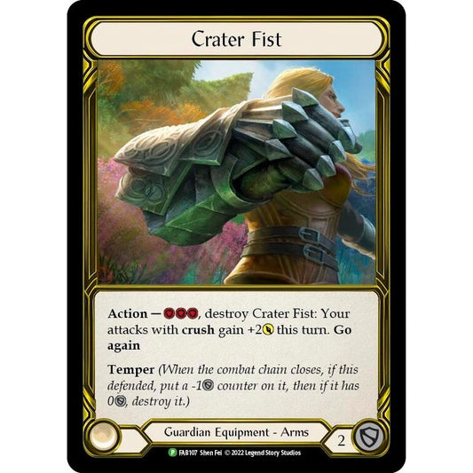 Image for Crater Fist - FAB107 (FAB107) (PR) - Flesh and Blood TCG
