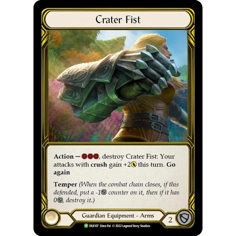 Image for Crater Fist - FAB107 (FAB107) (PR) - Flesh and Blood TCG