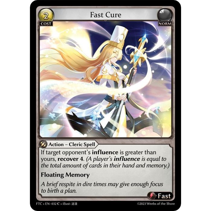 Image for Fast Cure (032) (FTC) - Grand Archive TCG