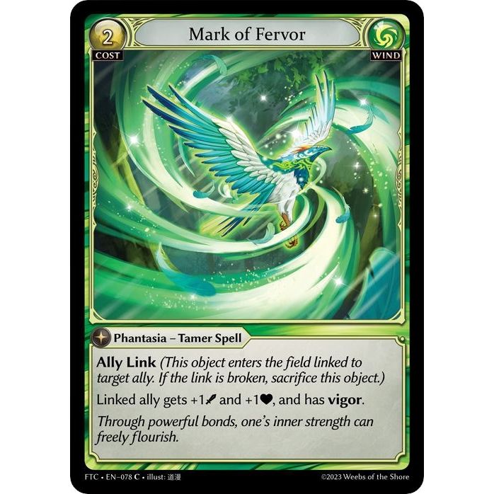 Image for Mark of Fervor (078) (FTC) - Grand Archive TCG