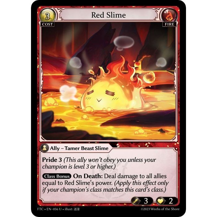 Image for Red Slime (056) (FTC) - Grand Archive TCG