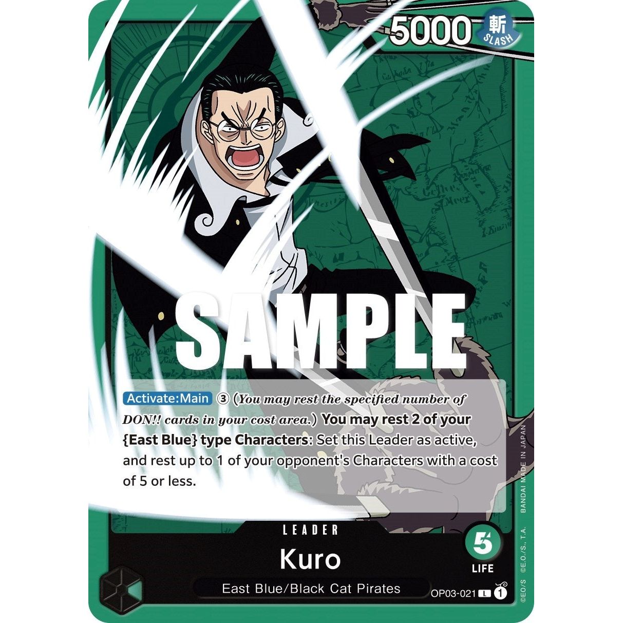 Image for Kuro (OP03-021) (OP03) - One Piece Card Game