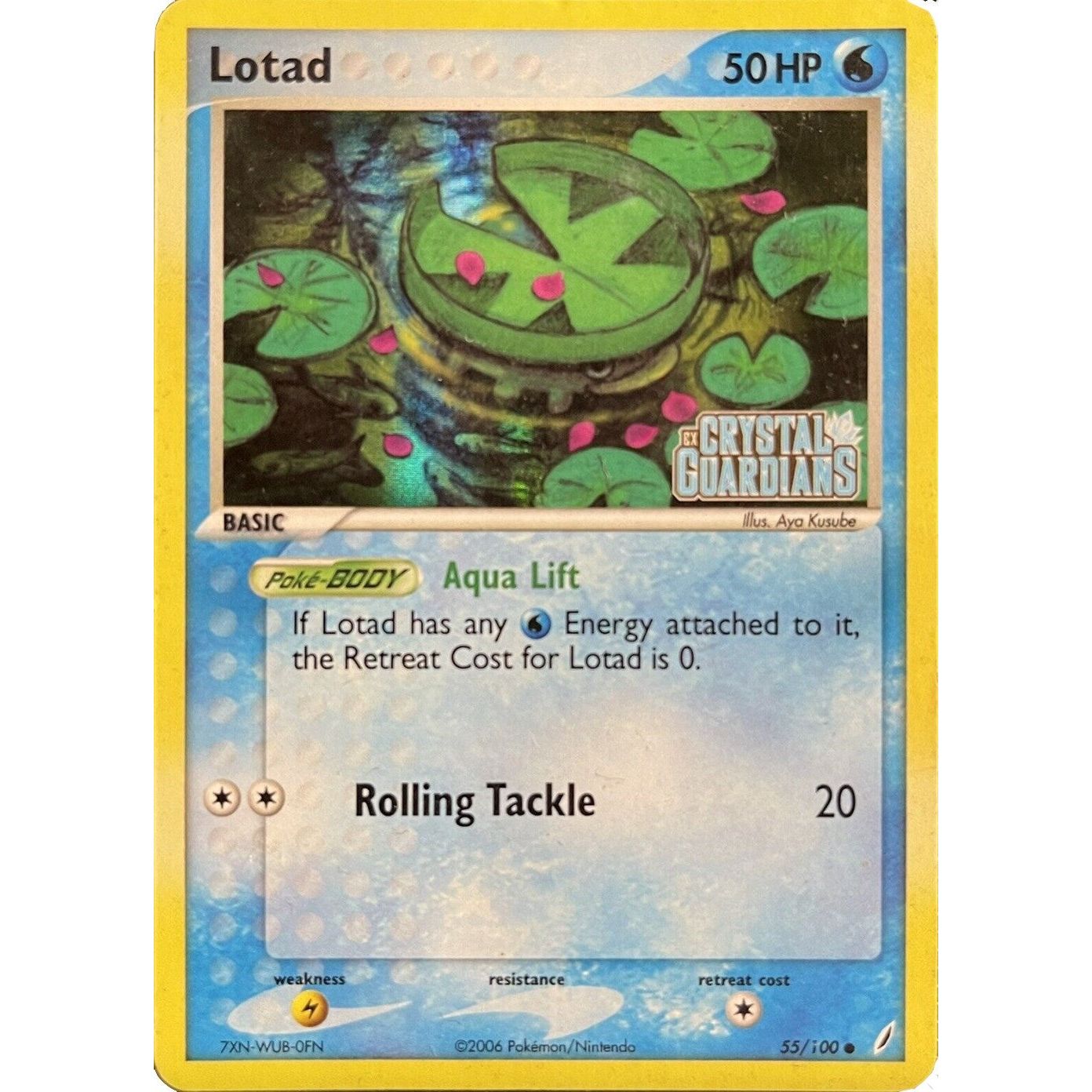 Image for Lotad - 055/100 (EX Crystal Guardians Reverse Holofoil) (55/100) (CG) - Pokemon