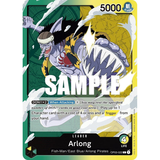 Image for Arlong (OP03-022) (OP03) - One Piece Card Game