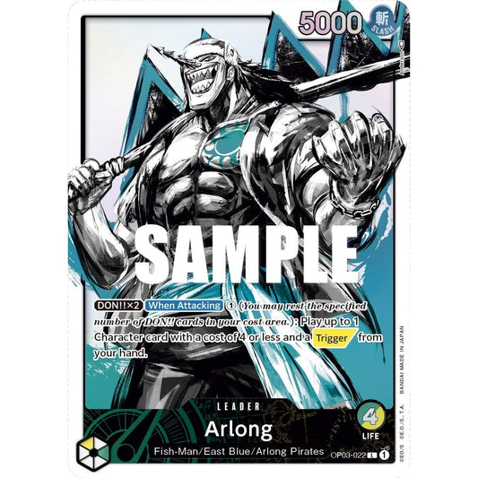 Image for Arlong (Alternate Art) (OP03-022) (OP03) - One Piece Card Game