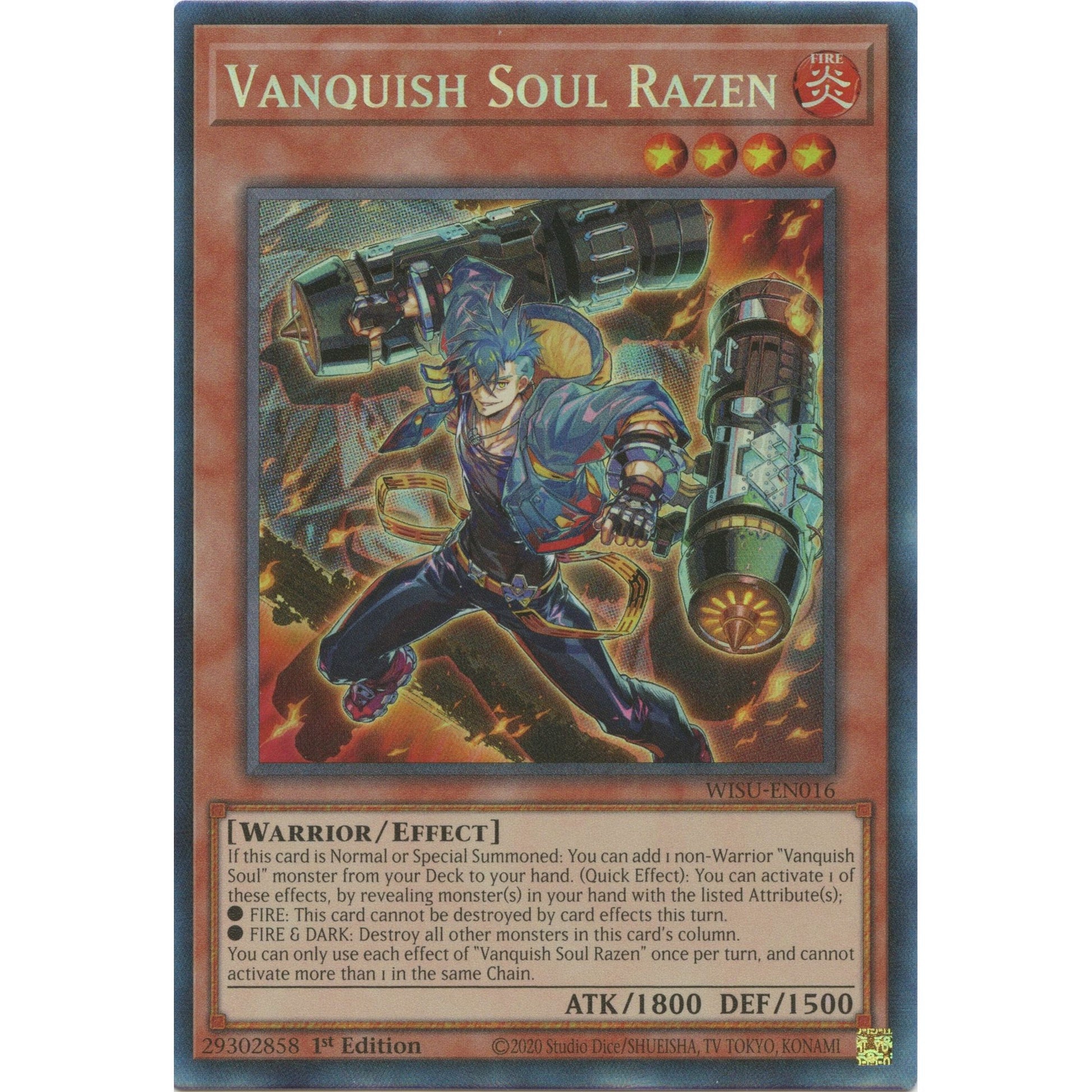 Image for Vanquish Soul Razen (CR) (WISU-EN016) (WISU) - YuGiOh