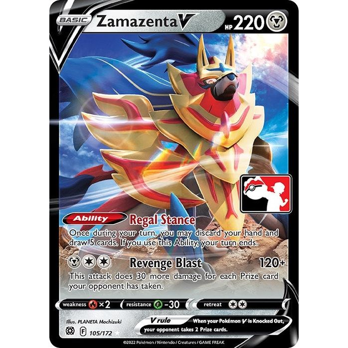 Image for Zamazenta V (105/172) - Pokemon