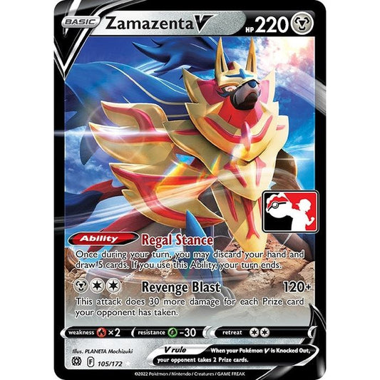 Image for Zamazenta V (105/172) - Pokemon