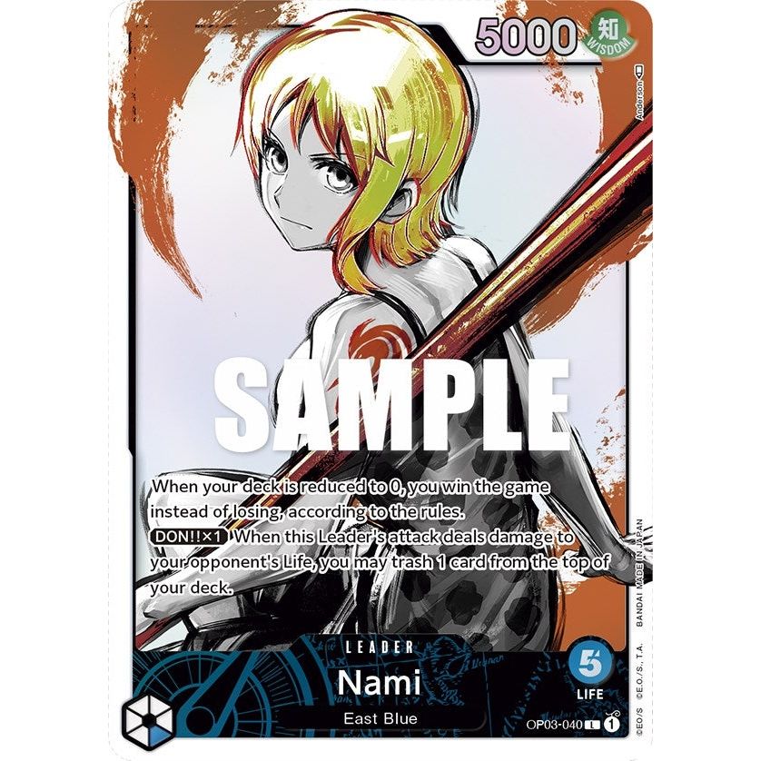 Image for Nami (040) (Alternate Art) (OP03-040) (OP03) - One Piece Card Game