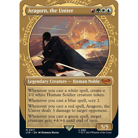 Image for Aragorn, the Uniter (Showcase) (317) (LTR) - Magic: The Gathering
