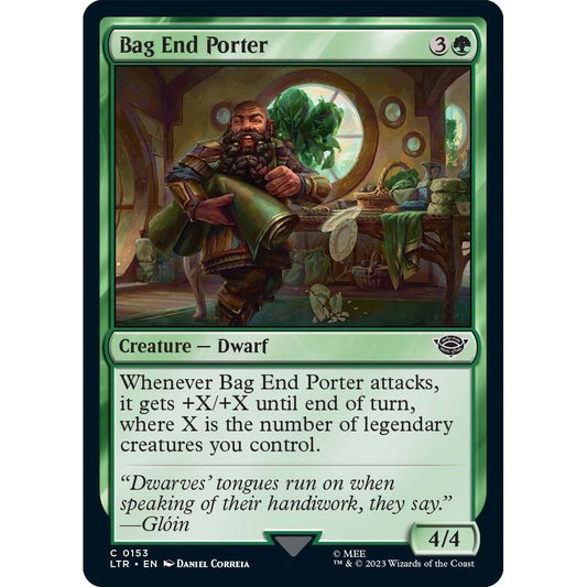 Image for Bag End Porter (153) (LTR) - Magic: The Gathering