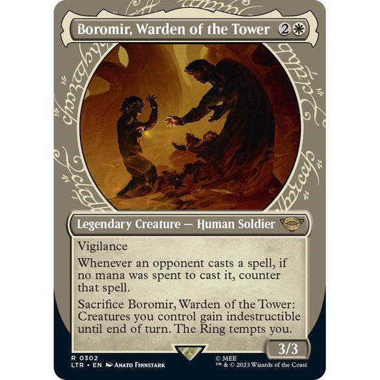 Image for Boromir, Warden of the Tower (Showcase) (302) (LTR) - Magic: The Gathering