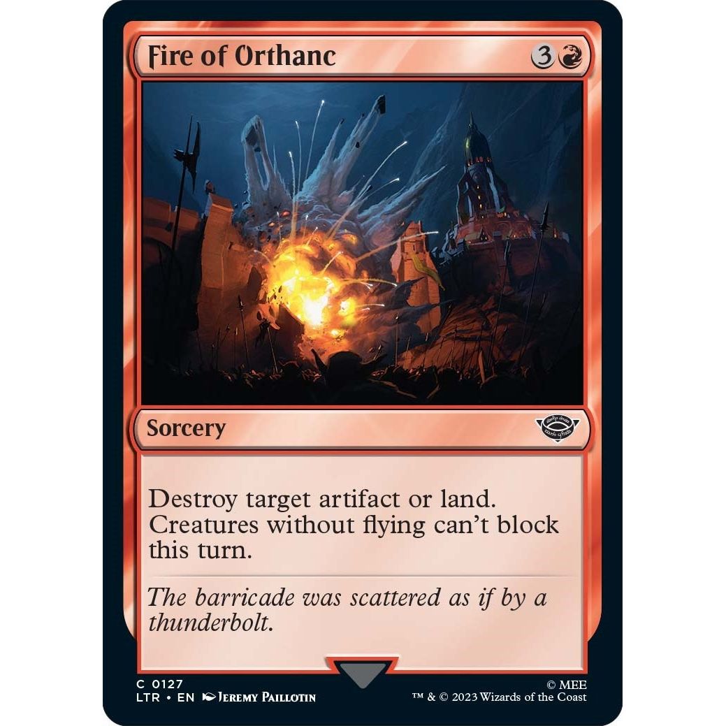 Image for Fire of Orthanc (127) (LTR) - Magic: The Gathering