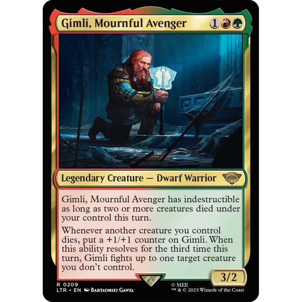 Image for Gimli, Mournful Avenger (209) (LTR) - Magic: The Gathering