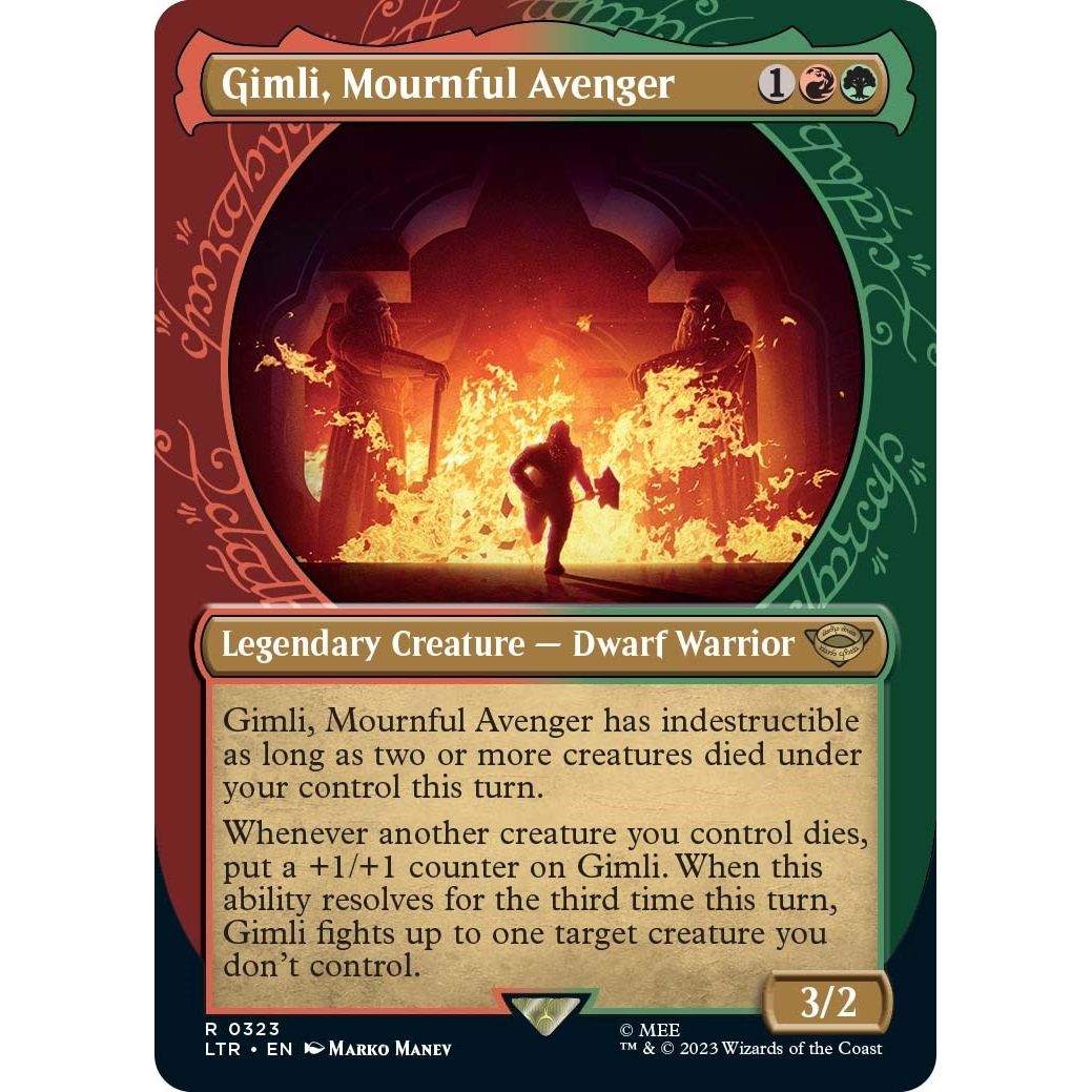 Image for Gimli, Mournful Avenger (Showcase) (323) (LTR) - Magic: The Gathering