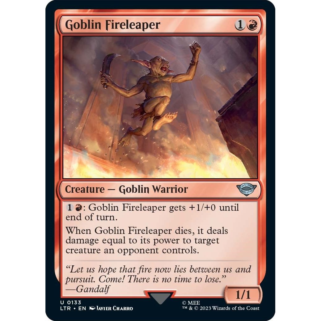 Image for Goblin Fireleaper (133) (LTR) - Magic: The Gathering