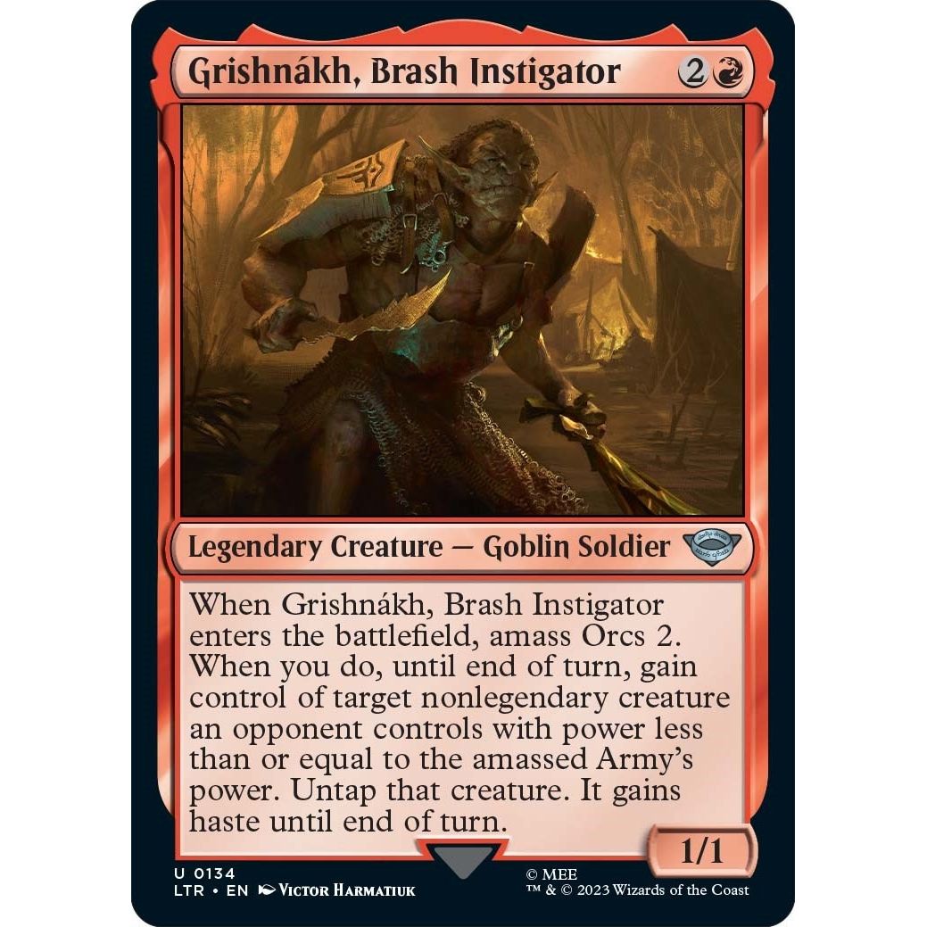 Image for Grishnakh, Brash Instigator (134) (LTR) - Magic: The Gathering