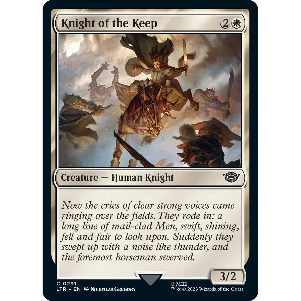 Image for Knight of the Keep (291) (LTR) - Magic: The Gathering