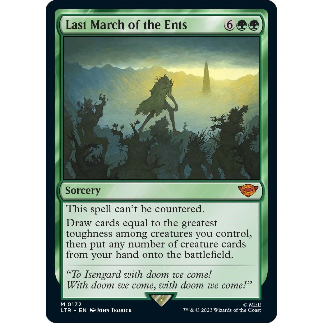 Image for Last March of the Ents (172) (LTR) - Magic: The Gathering
