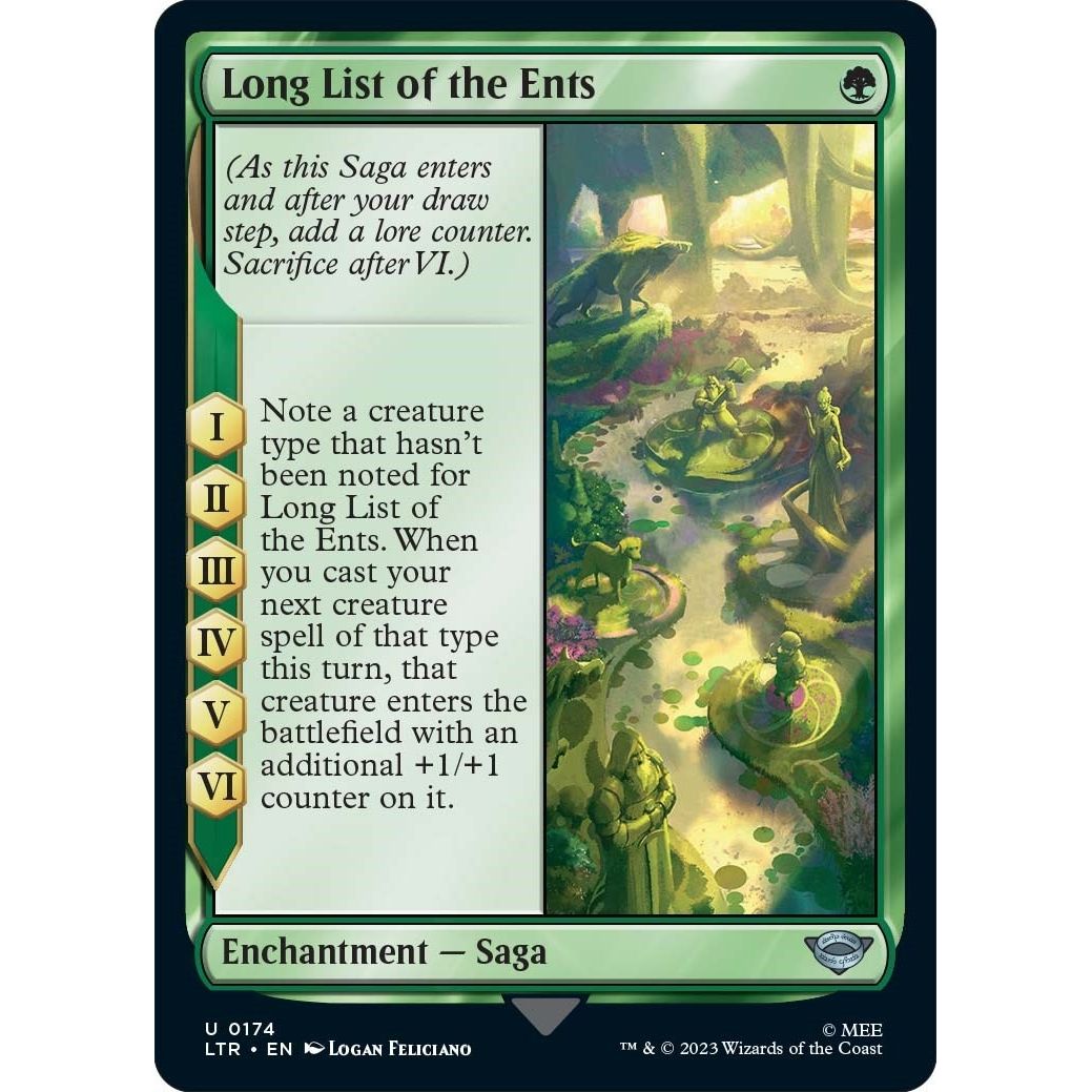Image for Long List of the Ents (174) (LTR) - Magic: The Gathering