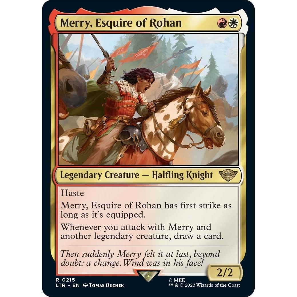 Image for Merry, Esquire of Rohan (215) (LTR) - Magic: The Gathering