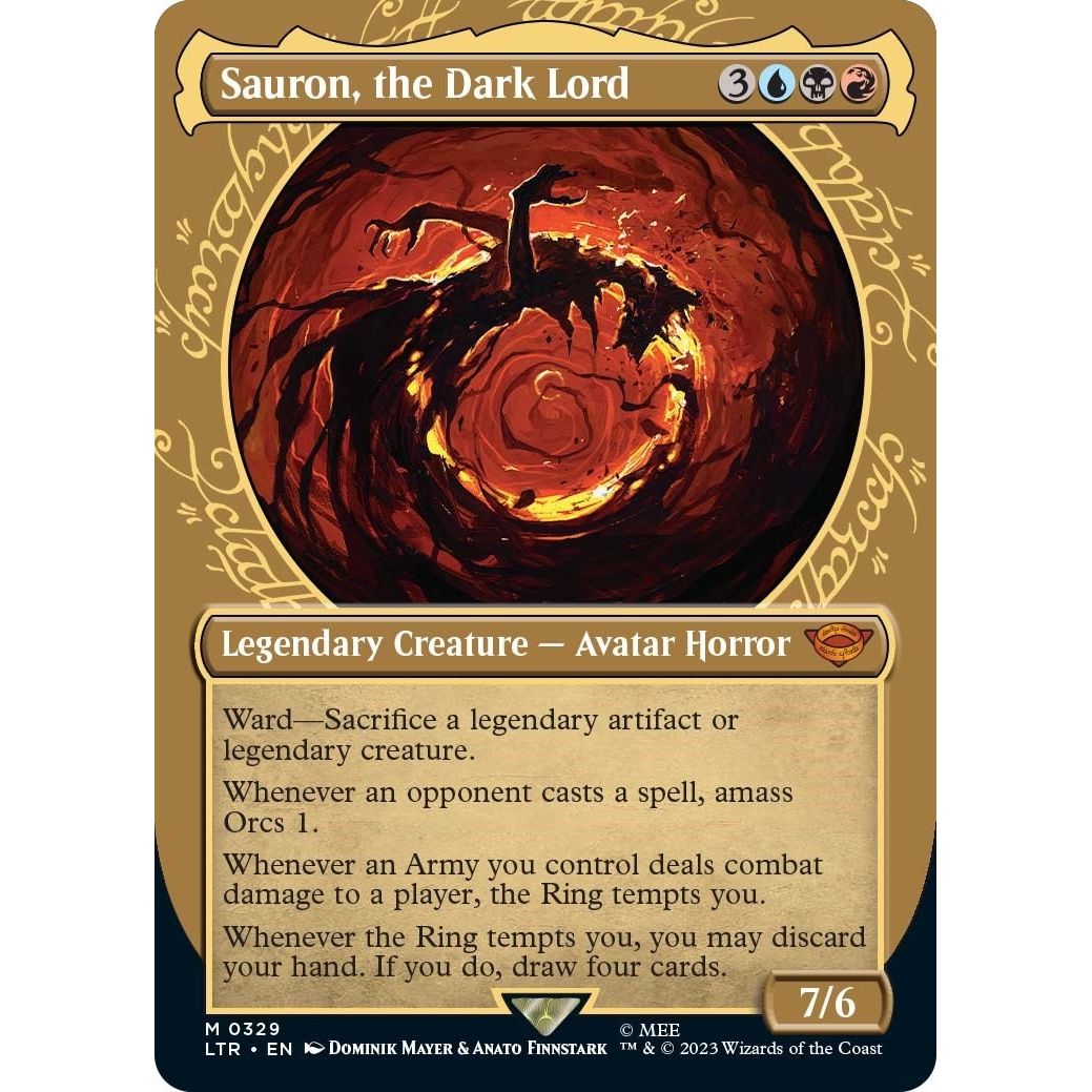 Image for Sauron, the Dark Lord (Showcase) (329) (LTR) - Magic: The Gathering