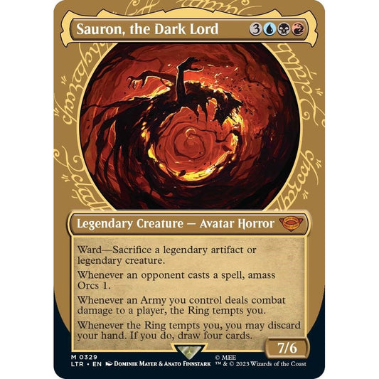 Image for Sauron, the Dark Lord (Showcase) (329) (LTR) - Magic: The Gathering