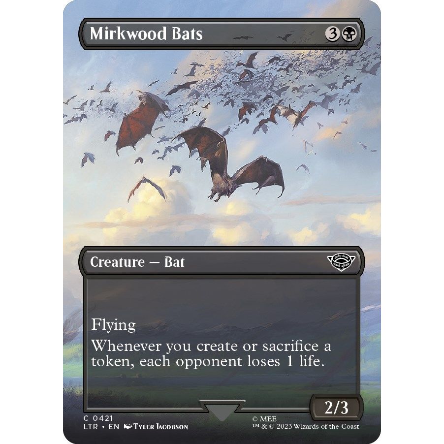 Image for Mirkwood Bats (Borderless) (421) (LTR) - Magic: The Gathering