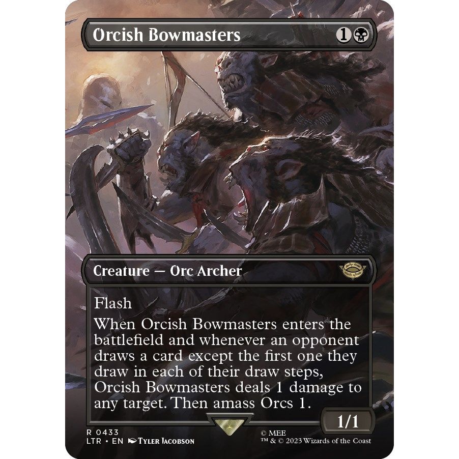 Image for Orcish Bowmasters (Borderless) (433) (LTR) - Magic: The Gathering