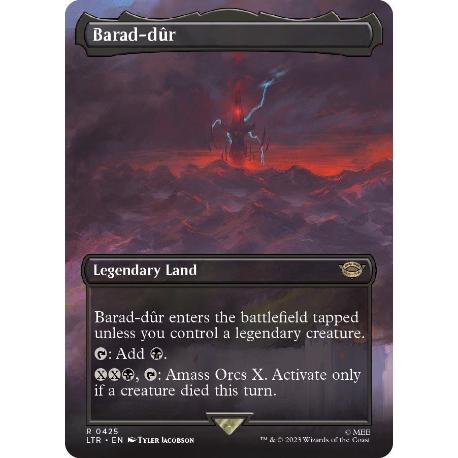 Image for Barad-dur (0425) (Borderless) (425) (LTR) - Magic: The Gathering