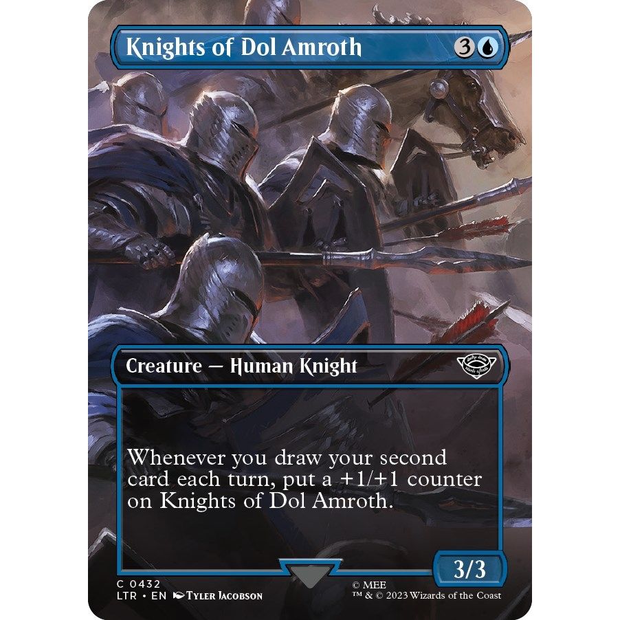 Image for Knights of Dol Amroth (Borderless) (432) (LTR) - Magic: The Gathering