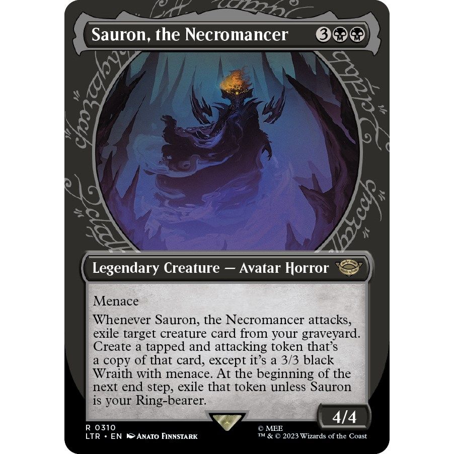 Image for Sauron, the Necromancer (Showcase) (310) (LTR) - Magic: The Gathering
