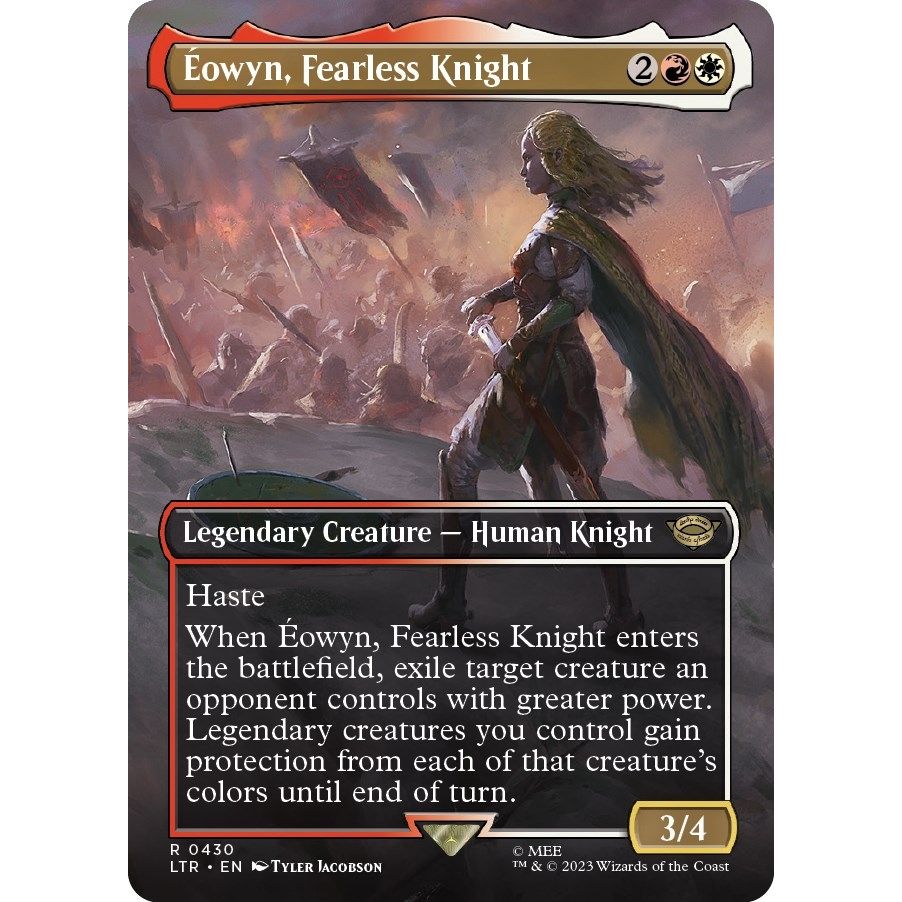 Image for Eowyn, Fearless Knight (Borderless) (430) (LTR) - Magic: The Gathering
