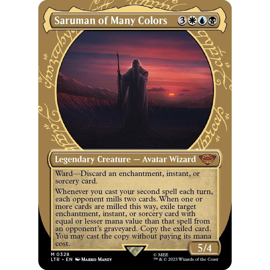 Image for Saruman of Many Colors (Showcase) (328) (LTR) - Magic: The Gathering