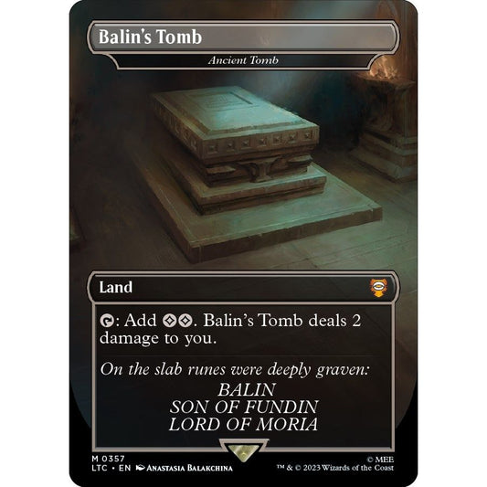 Image for Balin's Tomb - Ancient Tomb (357) (LTC) - Magic: The Gathering