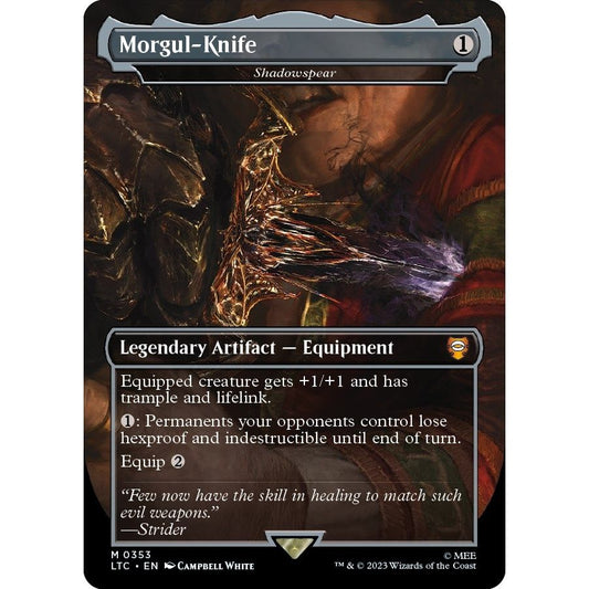 Image for Morgul-Knife - Shadowspear (353) (LTC) - Magic: The Gathering