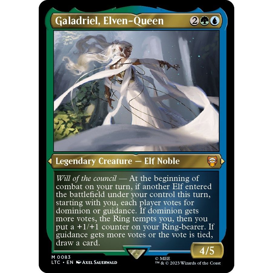 Image for Galadriel, Elven-Queen (Display Commander) - Thick Stock (83) (LTC) - Magic: The Gathering