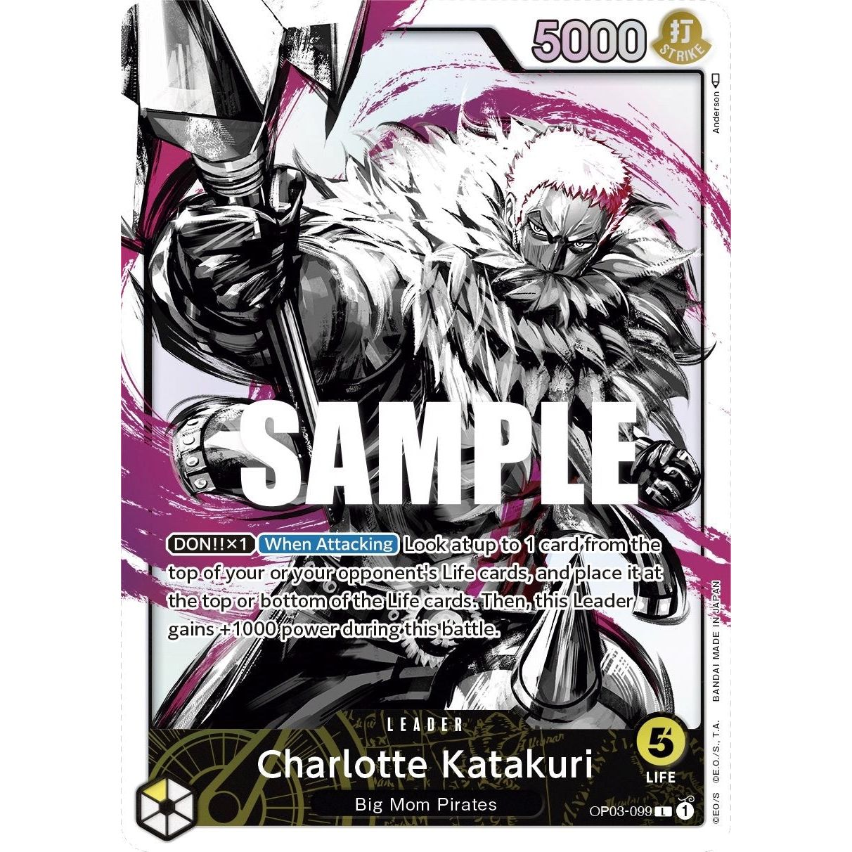 Image for Charlotte Katakuri (099) (Alternate Art) (OP03-099) (OP03) - One Piece Card Game
