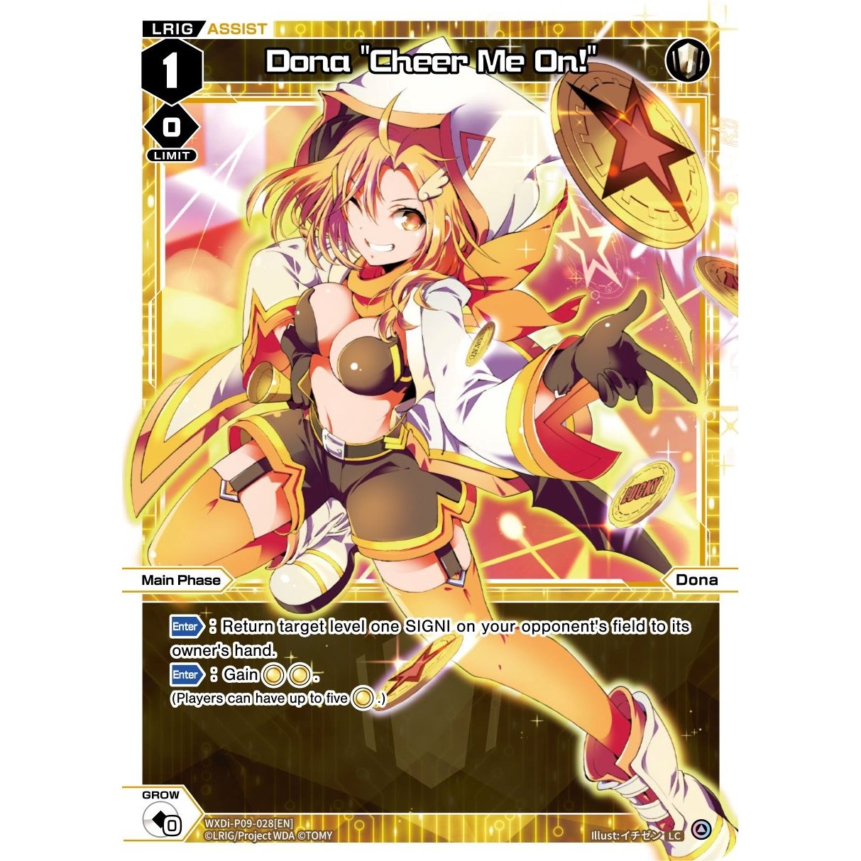 Image for Dona "Cheer Me On!" (WXDi-P09-028[EN]) (WXDi-P09) - WIXOSS