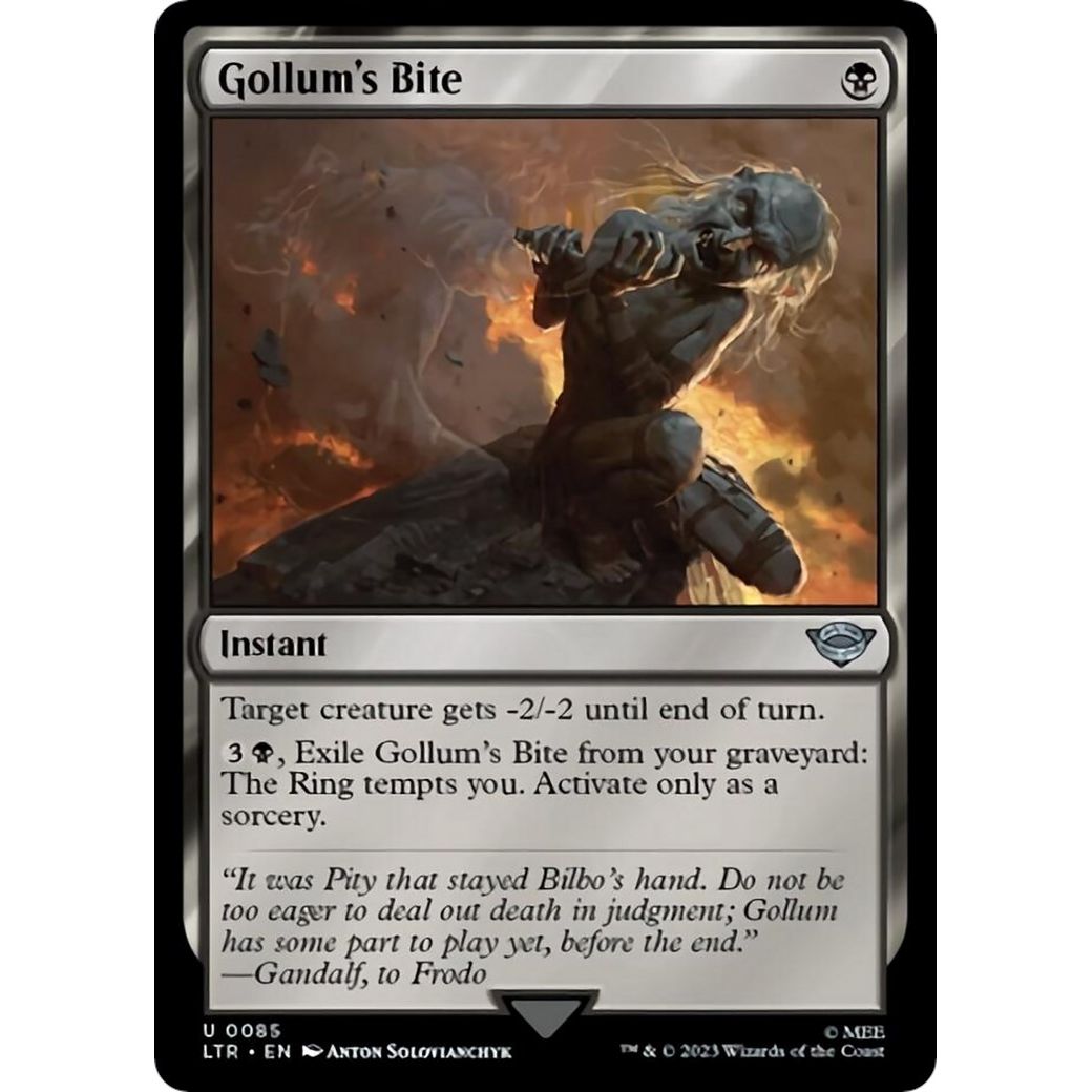 Image for Gollum's Bite (85) (LTR) - Magic: The Gathering