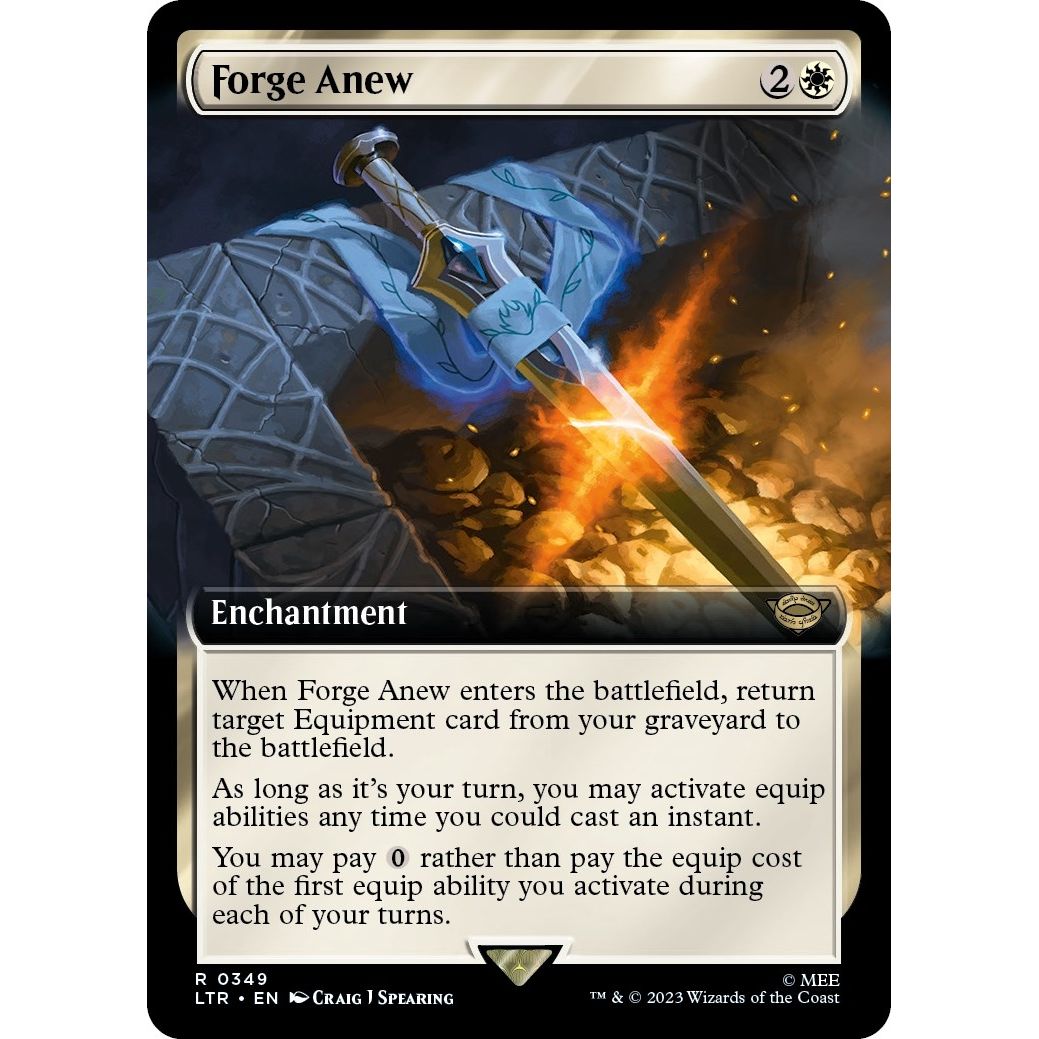 Image for Forge Anew (Extended Art) (349) (LTR) - Magic: The Gathering