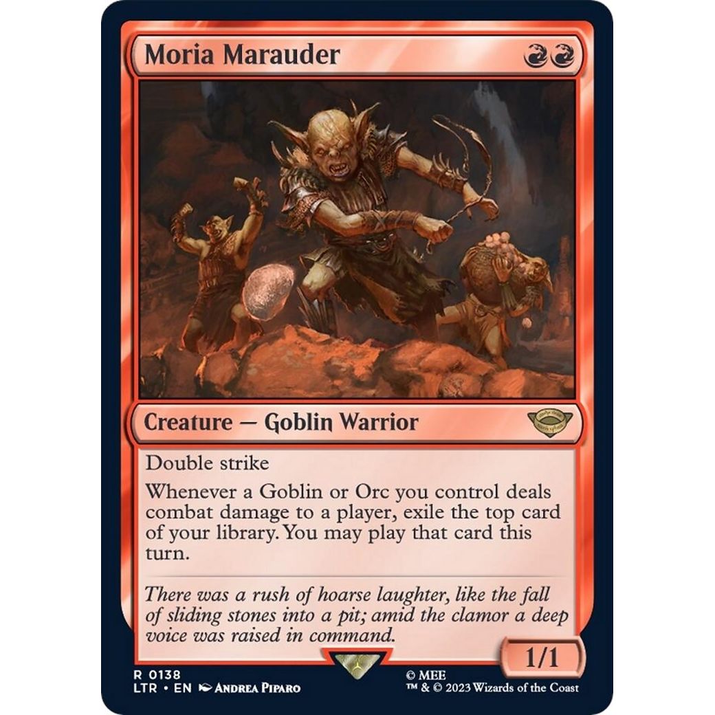 Image for Moria Marauder (138) (LTR) - Magic: The Gathering