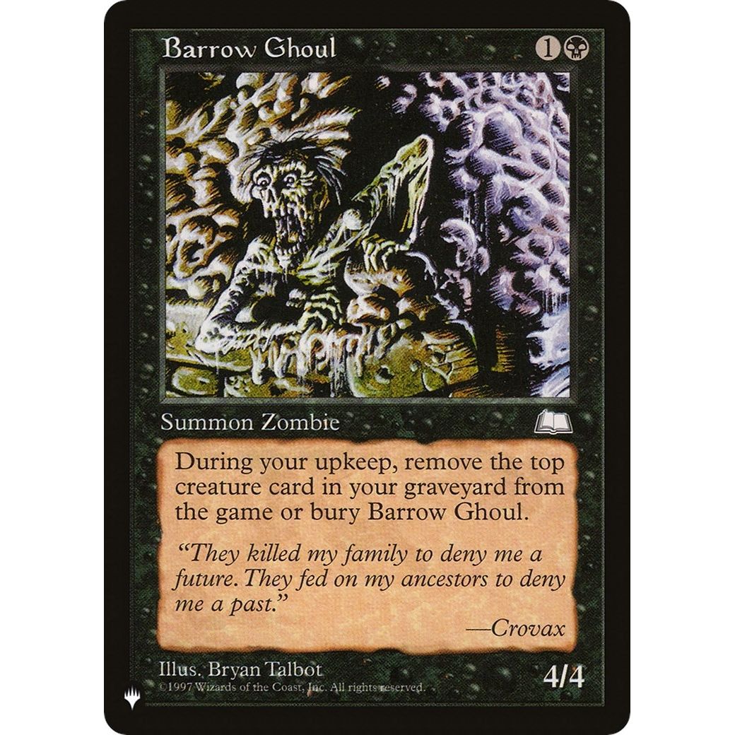 Image for Barrow Ghoul (LIST) - Magic: The Gathering