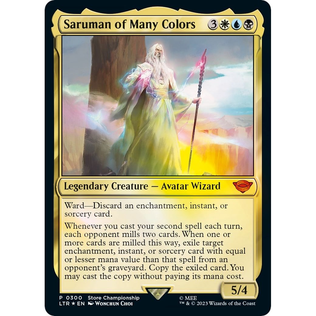 Image for Saruman of Many Colors (300) (GAME) - Magic: The Gathering