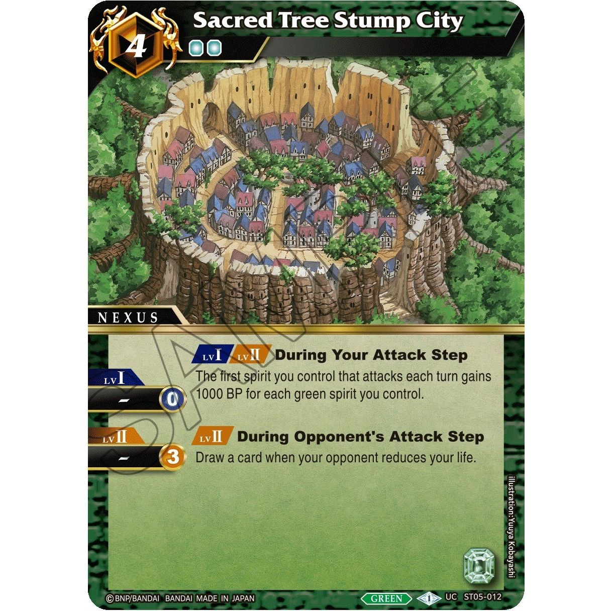 Image for Sacred Tree Stump City (ST05-012) (ST05) - Battle Spirits Saga