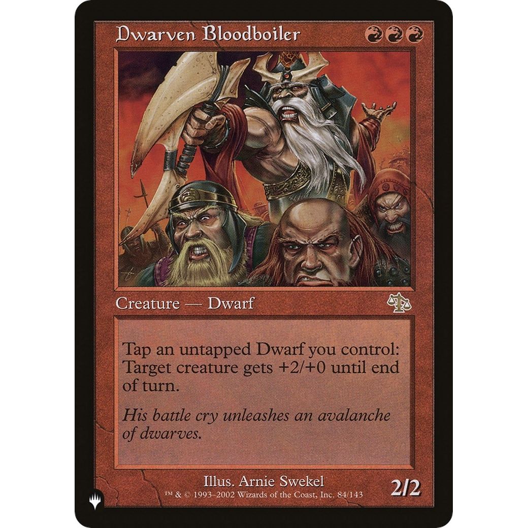Image for Dwarven Bloodboiler (84/143) (LIST) - Magic: The Gathering