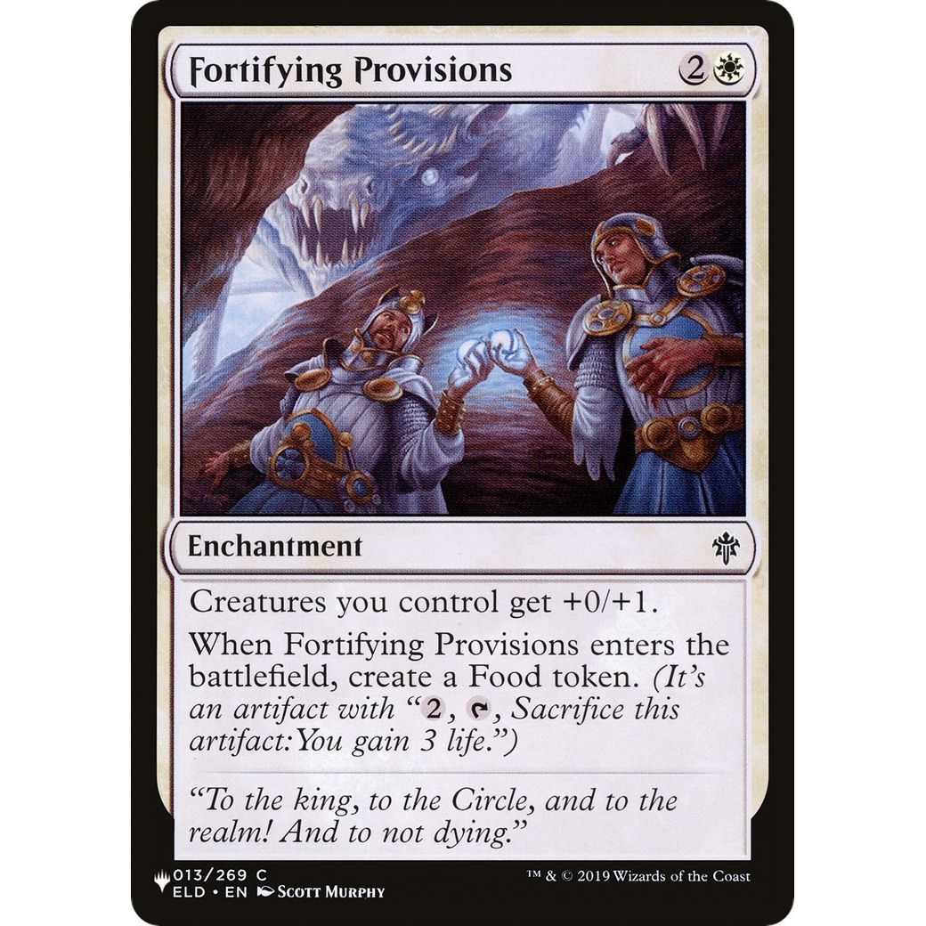 Image for Fortifying Provisions (013/269) (LIST) - Magic: The Gathering