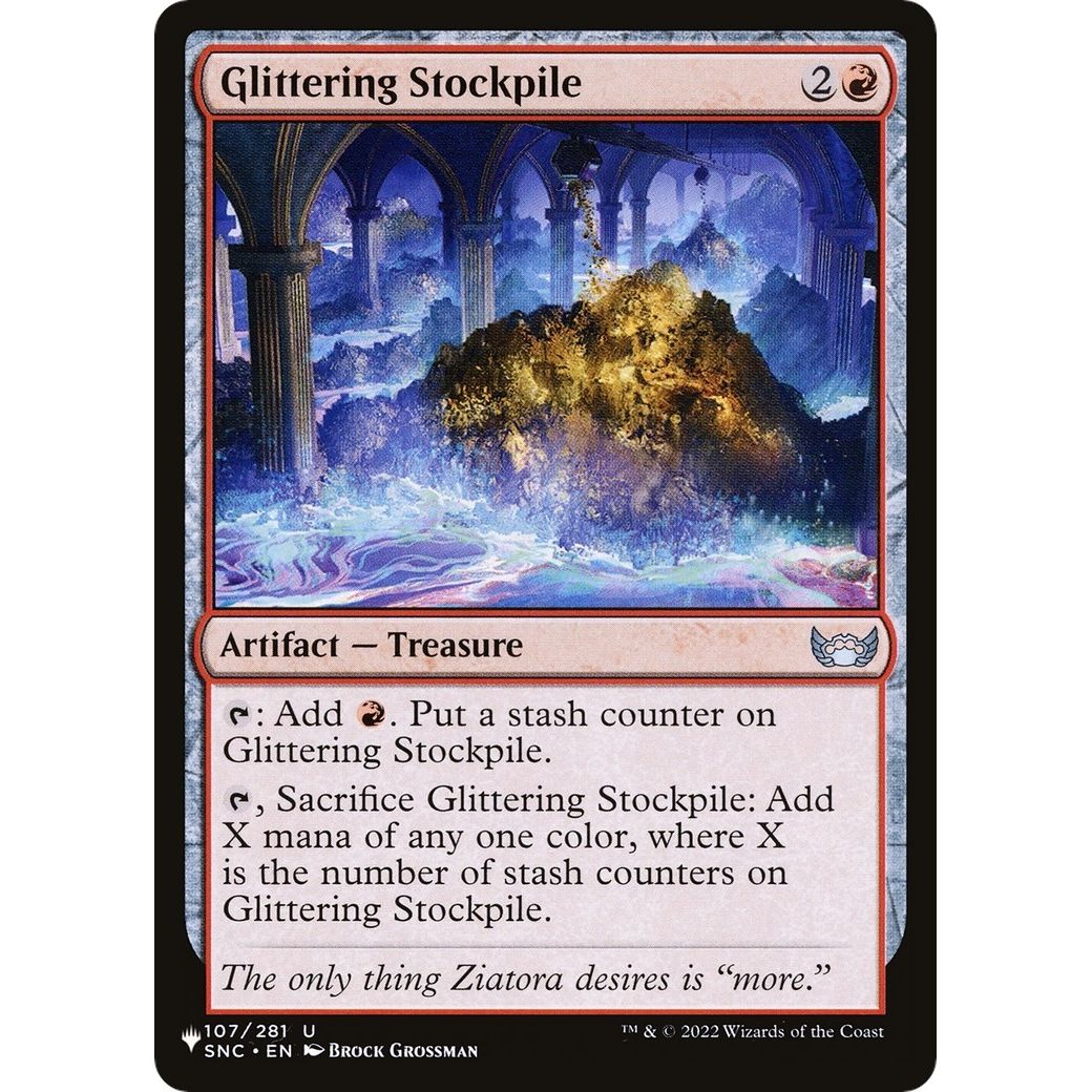 Image for Glittering Stockpile (107/281) (LIST) - Magic: The Gathering