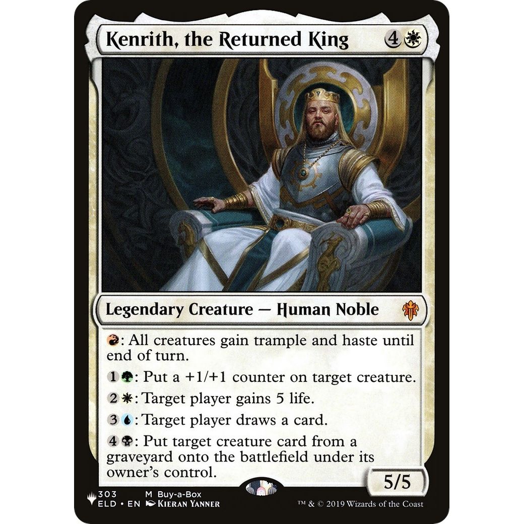 Image for Kenrith, the Returned King (303/269) (LIST) - Magic: The Gathering