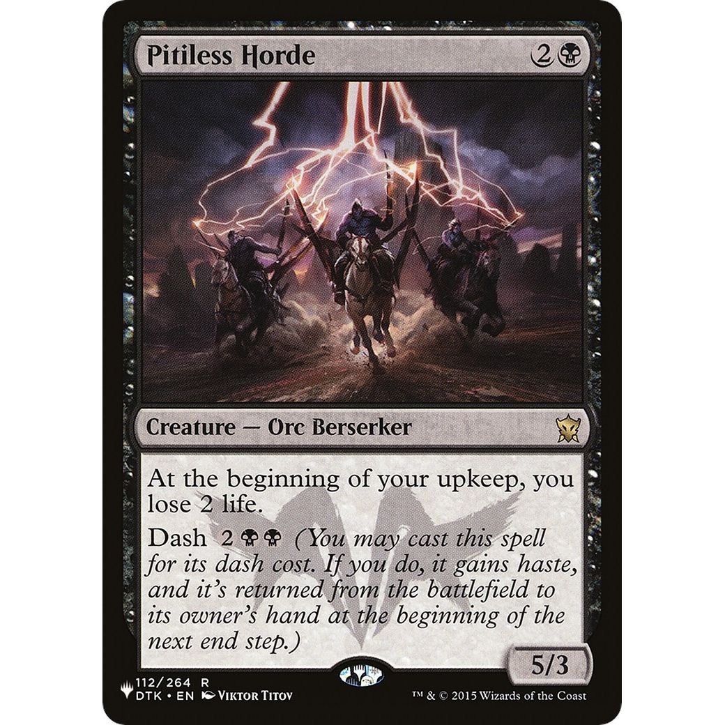 Image for Pitiless Horde (112/264) (LIST) - Magic: The Gathering